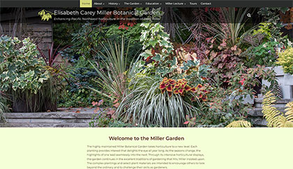 Elisabeth C. Miller Botanical Garden home page