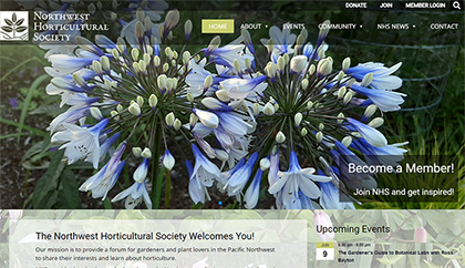 Northwest Horticultural Society home page